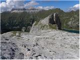 Lago di Fedaia - Capanna al Ghiacciaio